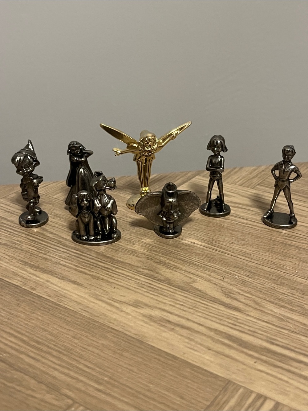 Disney Monopoly game pieces